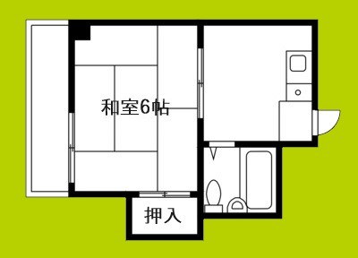 晩成ハイツ関目 間取り
