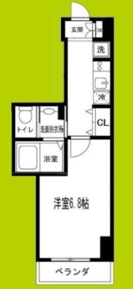 CQレジデンス大阪WEST 間取り