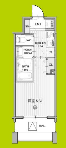 ミッドフラッツ弁天町駅前 間取り