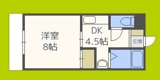 キンキ北ハイツ 間取り
