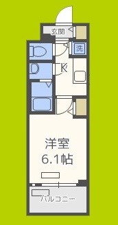 プレサンス高津公園ディオ 間取り