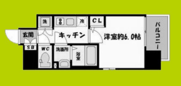 エスリード心斎橋EAST 間取り