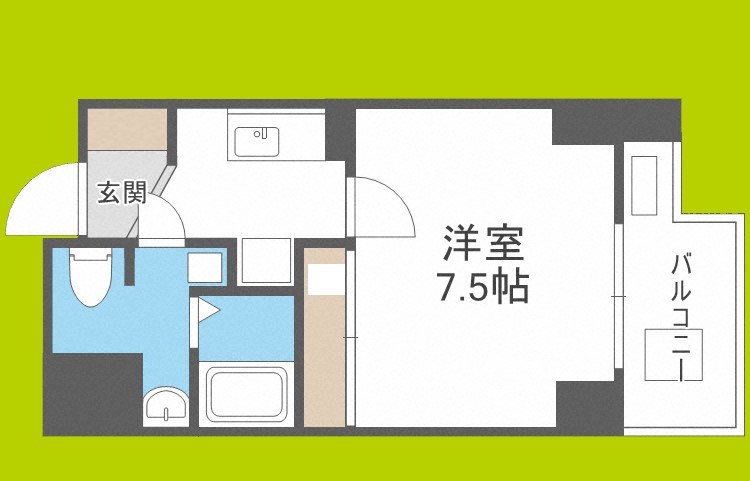 ORYZA肥後橋 間取り