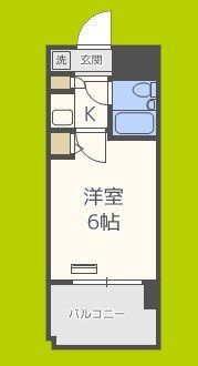 デ・リード弁天町港通 間取り