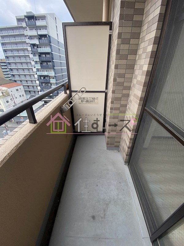 クラウンハイム夕陽丘 ベランダ