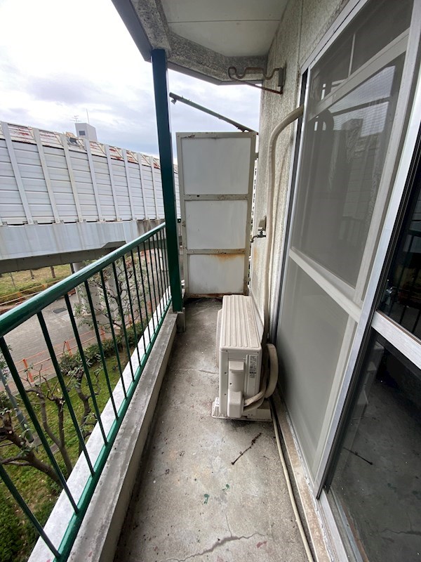 マンション幸樹荘 ベランダ