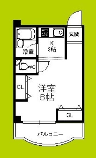 タイホウハイツ敷津2番館 間取り図