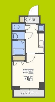 スワンズシティ難波ノーブル 間取り