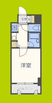 City Life クラウンハイム長堀通 間取り