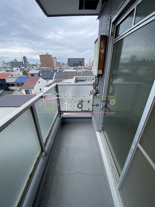 グローバル鶴橋 ベランダ