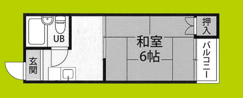 シャトー桜川 間取り図