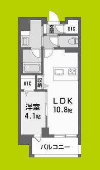 ウェルホームズ法円坂 間取り図