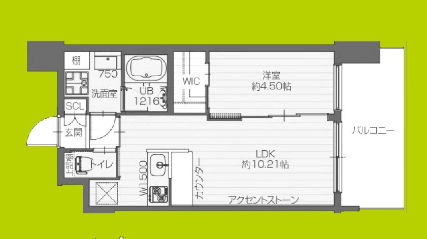 プレジオ大正 間取り図