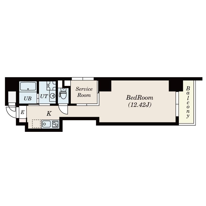 ミコノス北浜 間取り