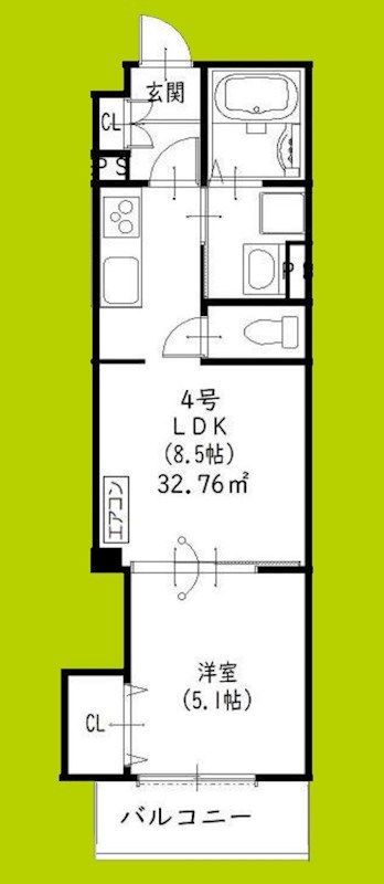 ラモーナ北条Ⅰ 間取り
