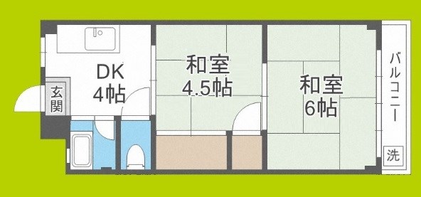 住吉清川マンション 間取り