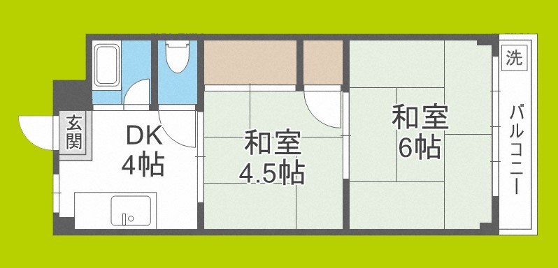 住吉清川マンション 間取り