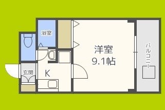 M'プラザ堀江南 間取り
