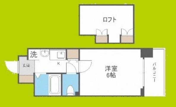 エステムコート梅田茶屋町デュアルスペース 間取り