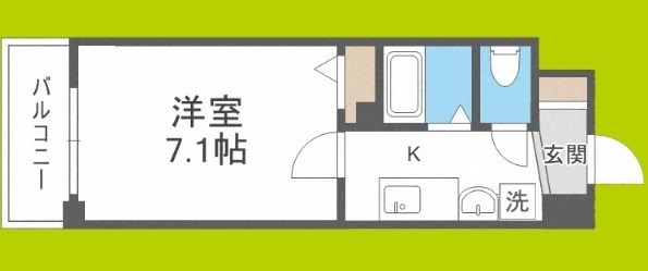 エスリードコート難波ウエスト 間取り