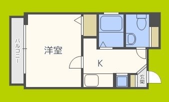 ジュネス東住吉 間取り