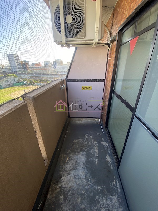 ライオンズマンション難波南第2 ベランダ