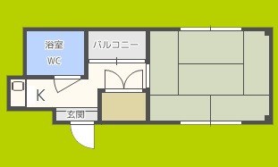 ロビンハイツ外川 間取り