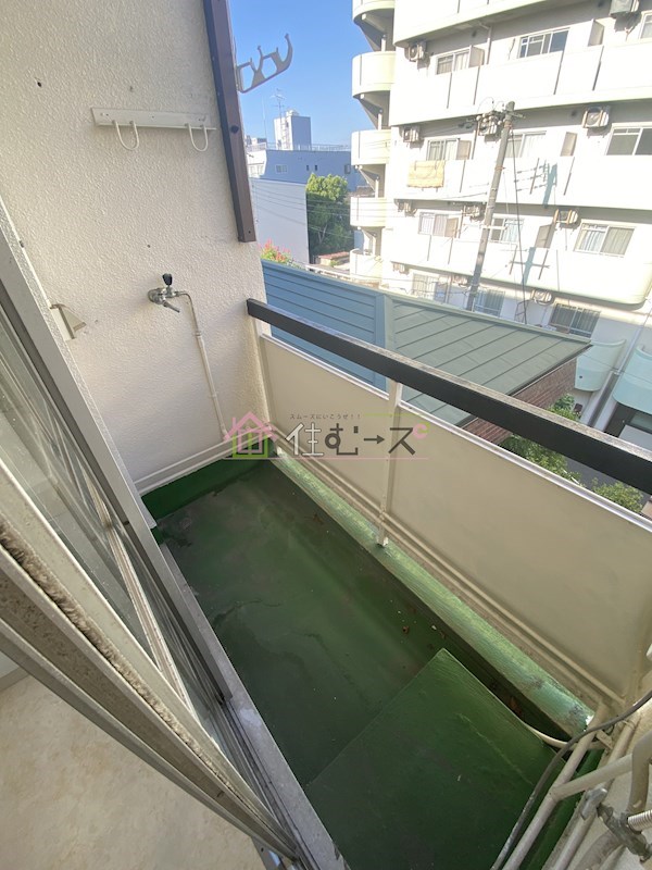 ハイツ平野駅前 ベランダ