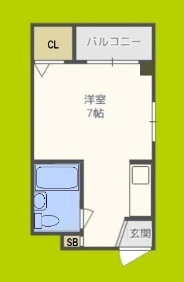 コーポ片町 間取り