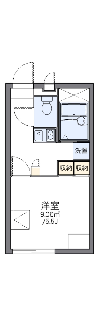 レオパレス水堂 間取り