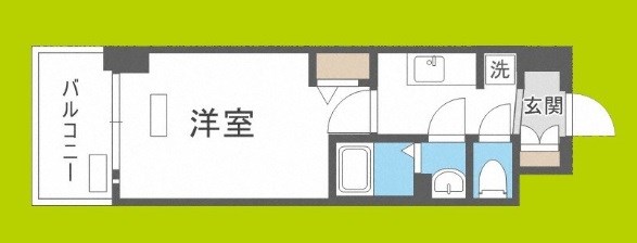 プレサンスOSAKA DOMECITYクロスティ 間取り