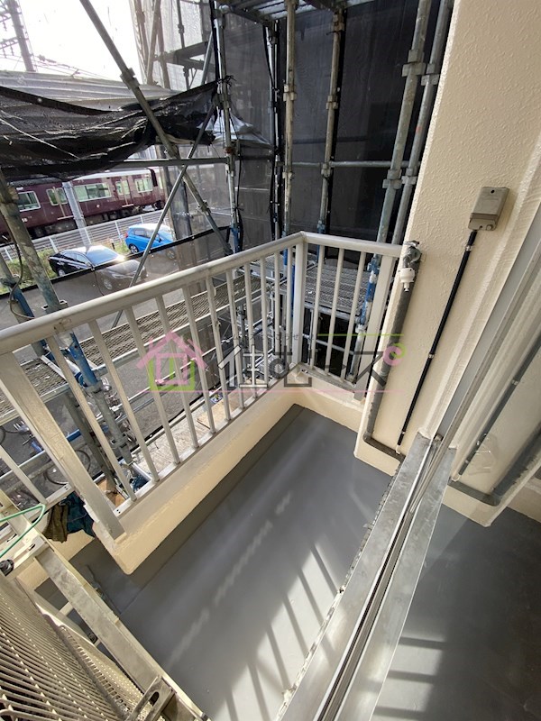 アメニティー新高一番館 ベランダ