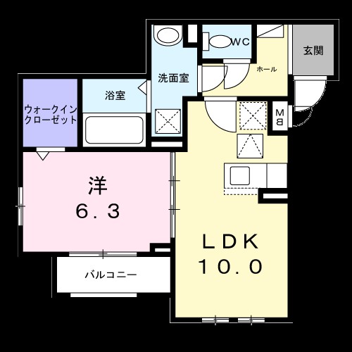 ラ・コリーヌ今福Ｚ 間取り