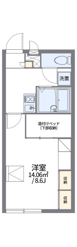 レオパレス竹渕東 間取り