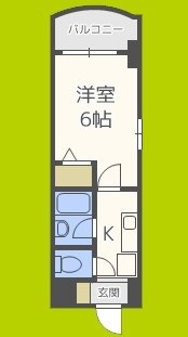 ローズコーポ西中島 間取り