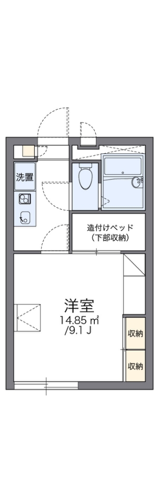 レオパレス月見橋 間取り
