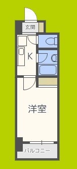 ローズコーポ新大阪9 間取り