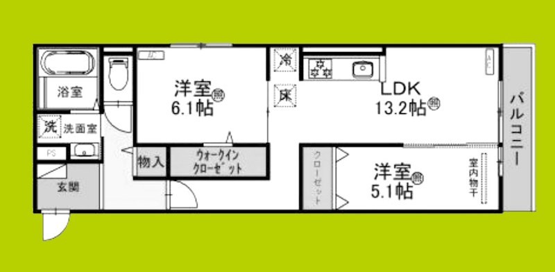コンフィエ鳴尾 間取り