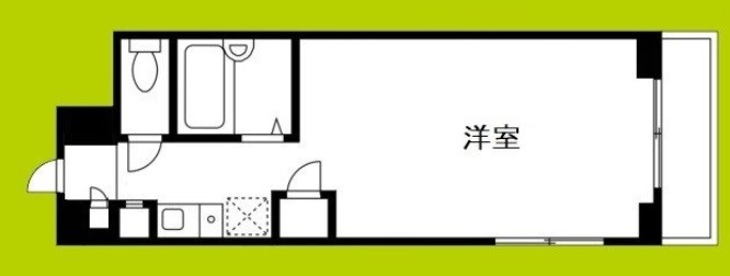 ルーブルCTJR難波 間取り