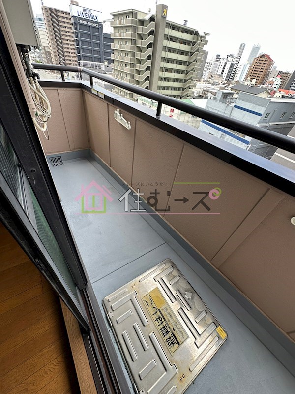 コンティニュー千代崎  ベランダ