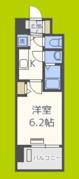 レオンコンフォート難波西Ⅱ 間取り