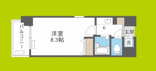 プレサンス西心斎橋 間取り