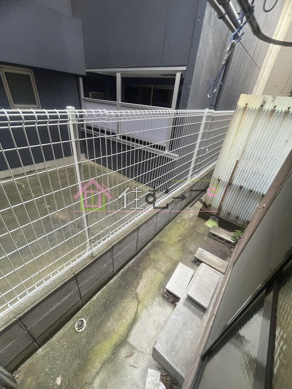 山川マンション ベランダ