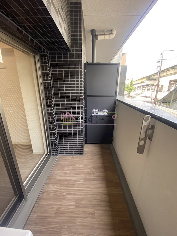 プレサンスOSAKA DOMECITYビーツ ベランダ