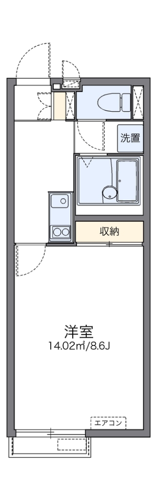 レオネクストめふ 間取り