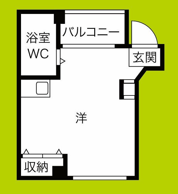 ハイコート堀江 間取り