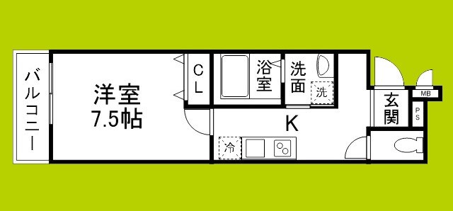 フジパレス出来島WESTⅡ番館 間取り