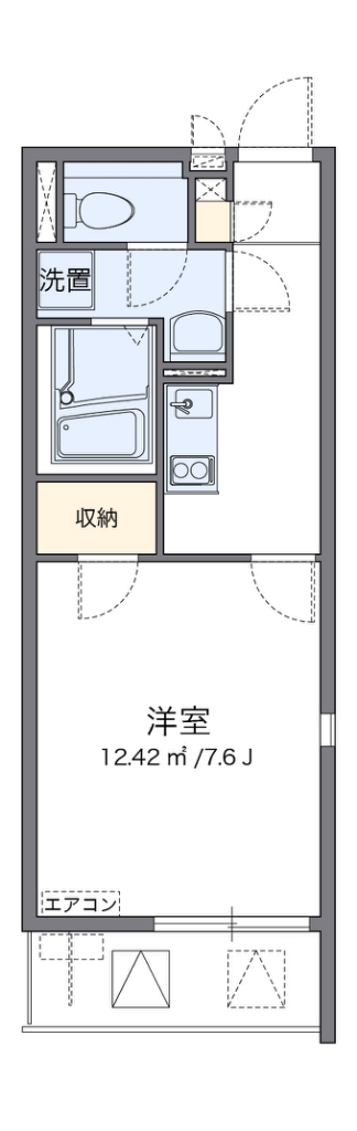 クレイノ初島 間取り