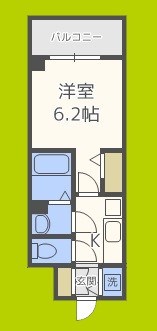 エスリード難波グレイス 間取り