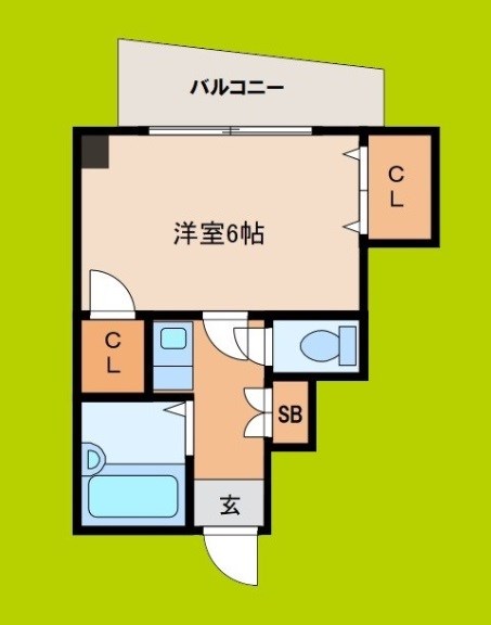 ルミナス難波 間取り